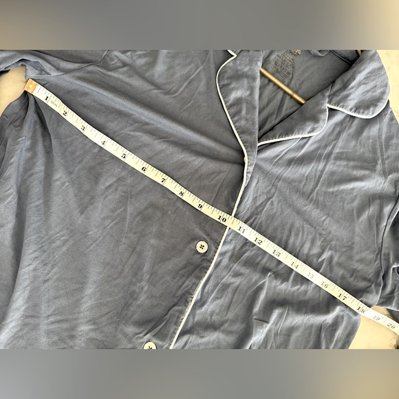 Kindred Bravely Maternity Clea Long Sleeve Postpartum Nightgown Blue- Medium - Picture 6 of 6